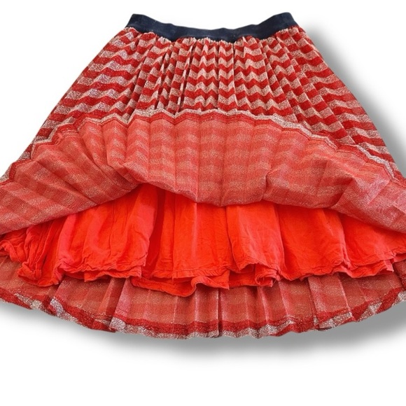 Little Marc Jacobs | Pleated Metallic Skirt (6) - Picture 4 of 8